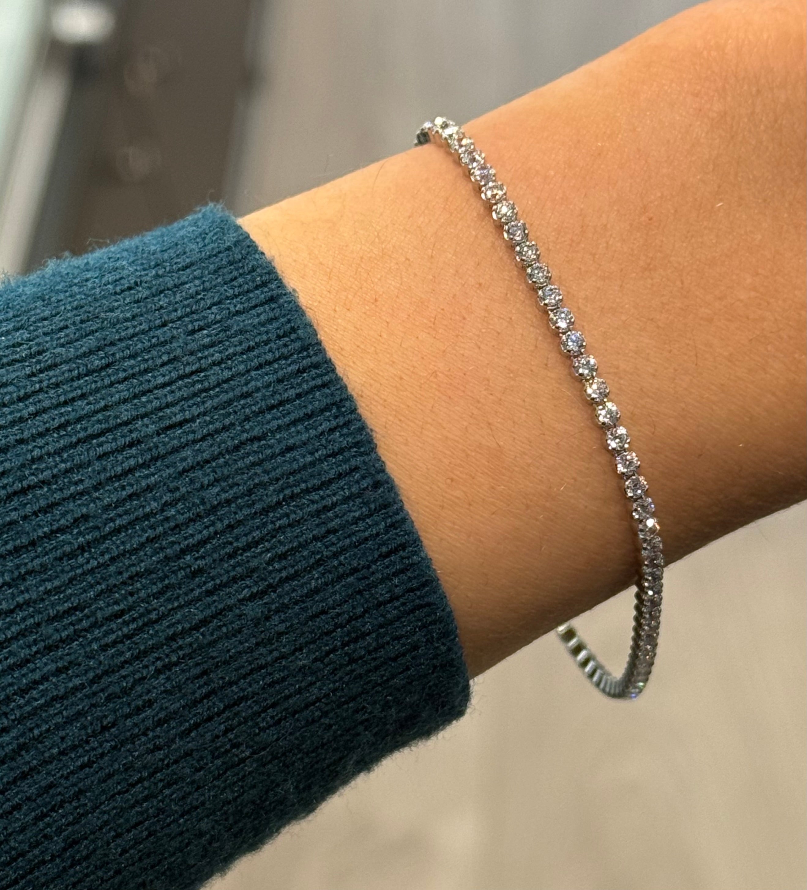 Sterling Silver Small Tennis Bracelet