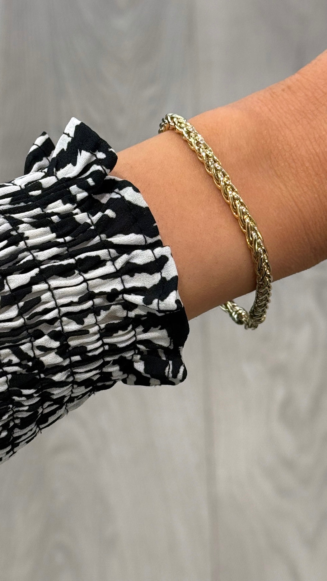 9ct Yellow Gold Spiga Bracelet