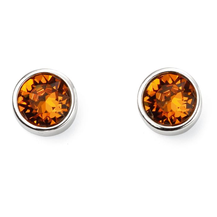Sterling Silver November Birthstone Earrings