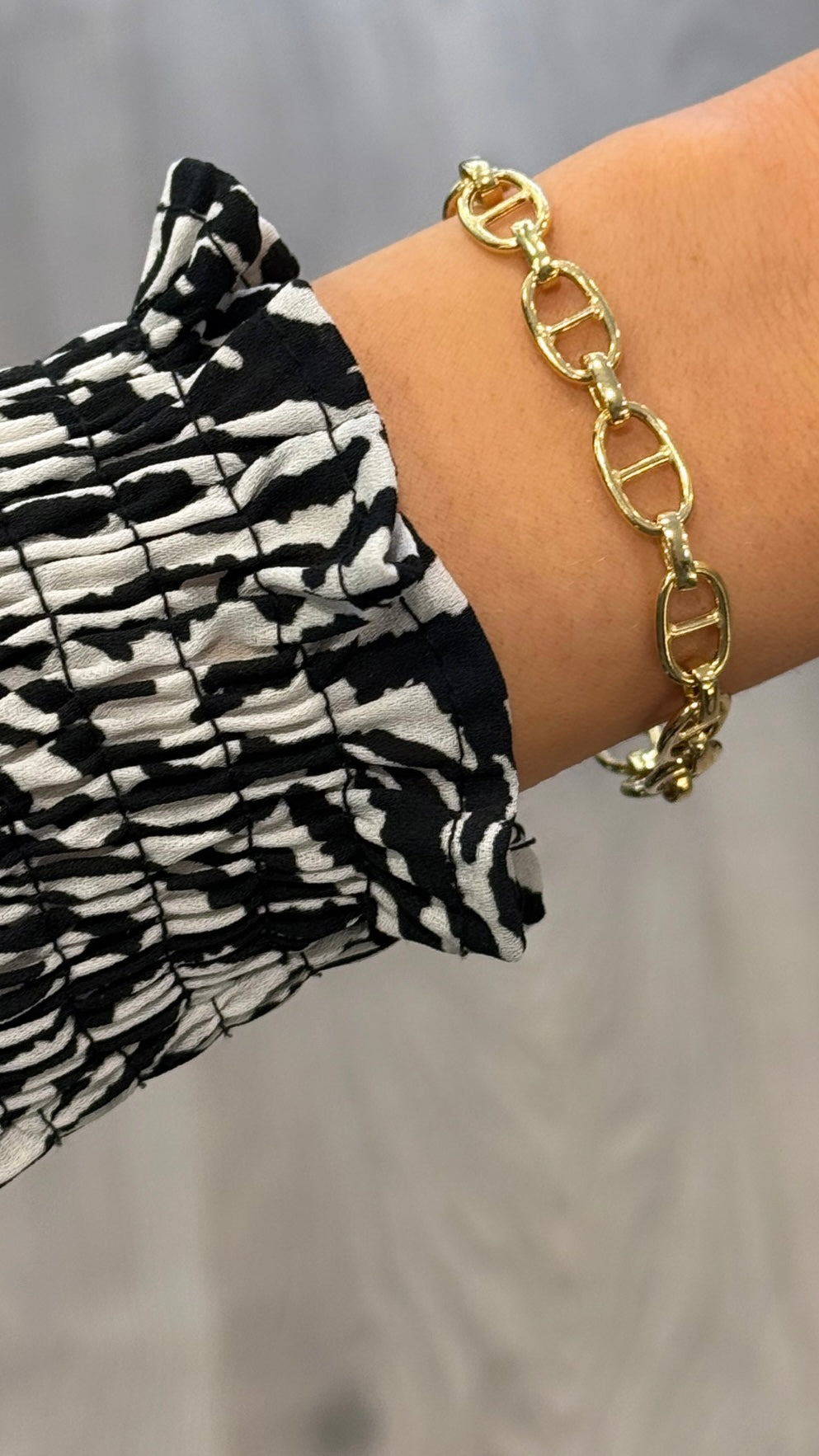 9ct Yellow Gold Large Anchor Link Bracelet