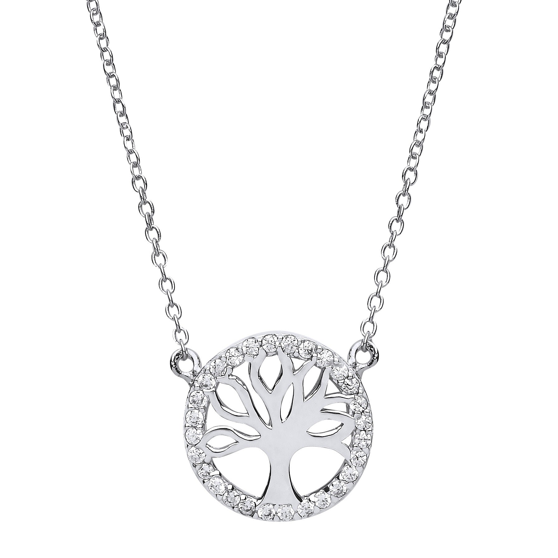 Sterling Silver Small Tree of Life Necklace