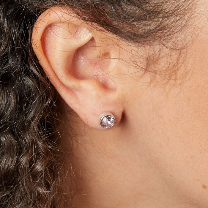 Sterling Silver June Birthstone Earrings