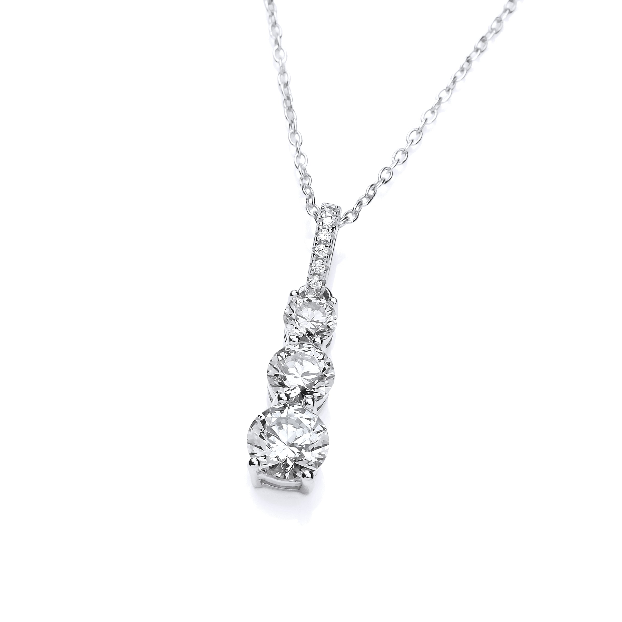 Sterling Silver Triple Drop Pendant