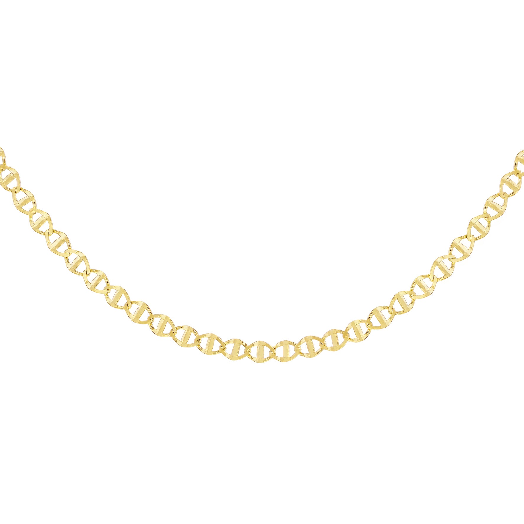 9ct Yellow Gold Mini Rambo Necklace