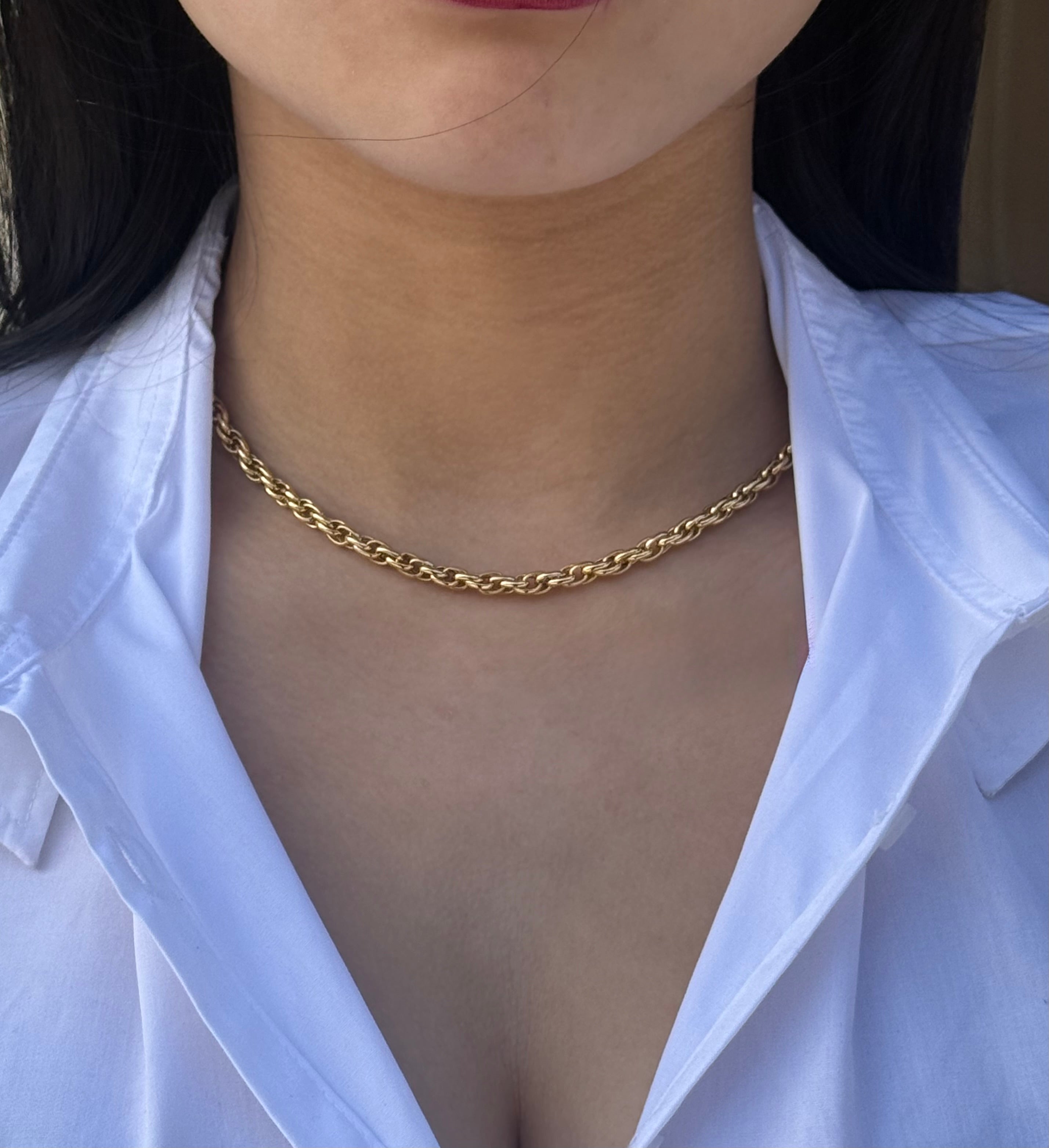 9ct Yellow Gold Prince Of Wales Necklace