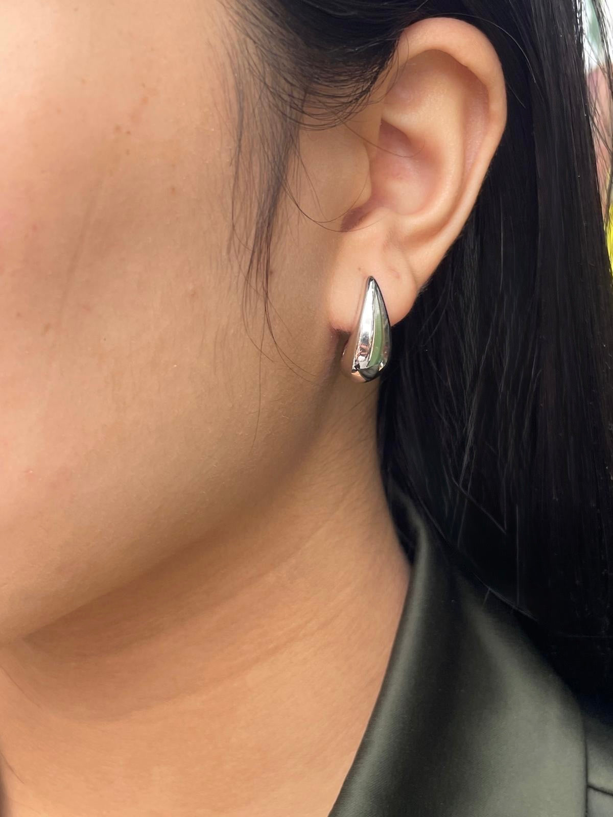 Sterling Silver Bulbous Stud Earrings
