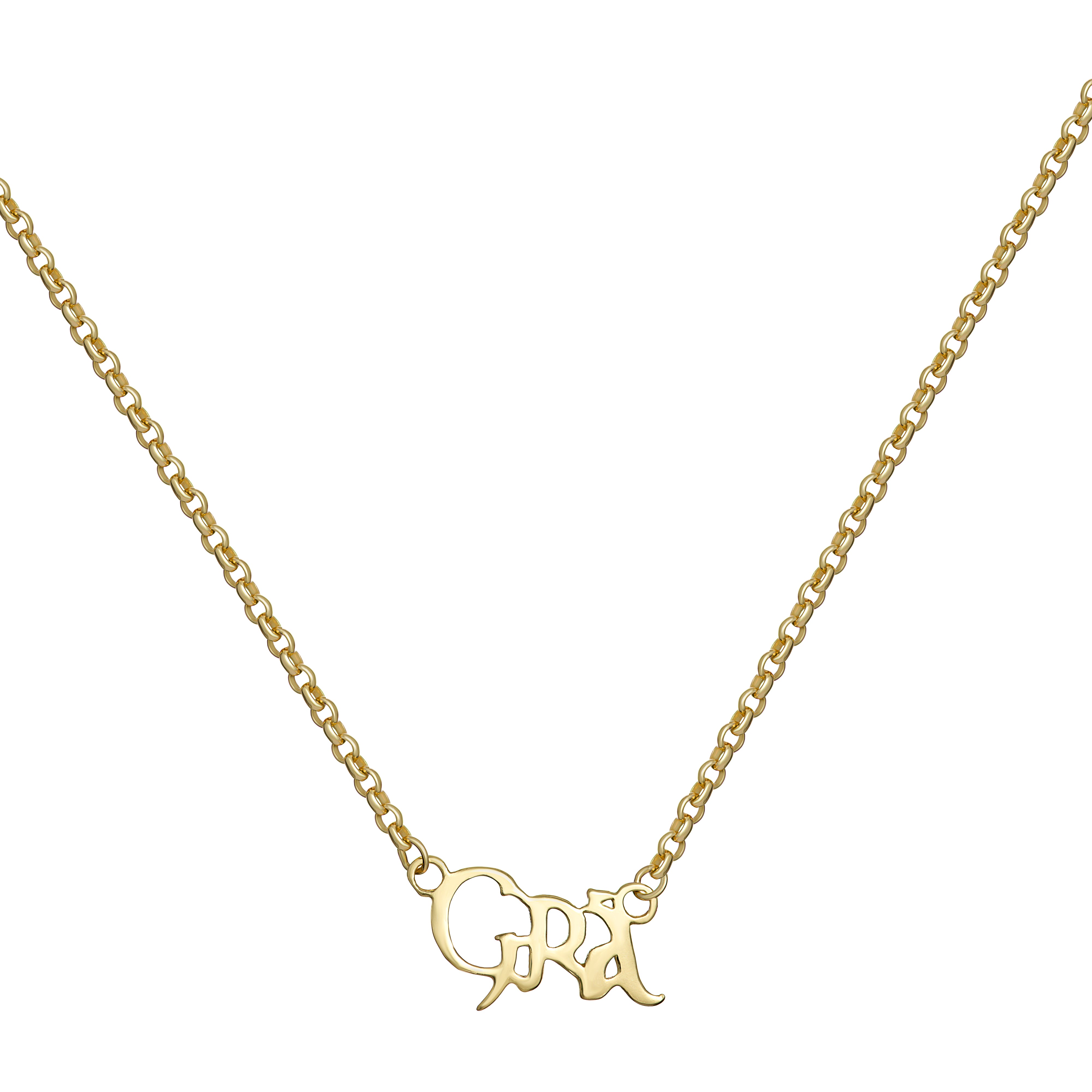 Gold Plated Sterling Silver ‘GRÁ’ Necklace