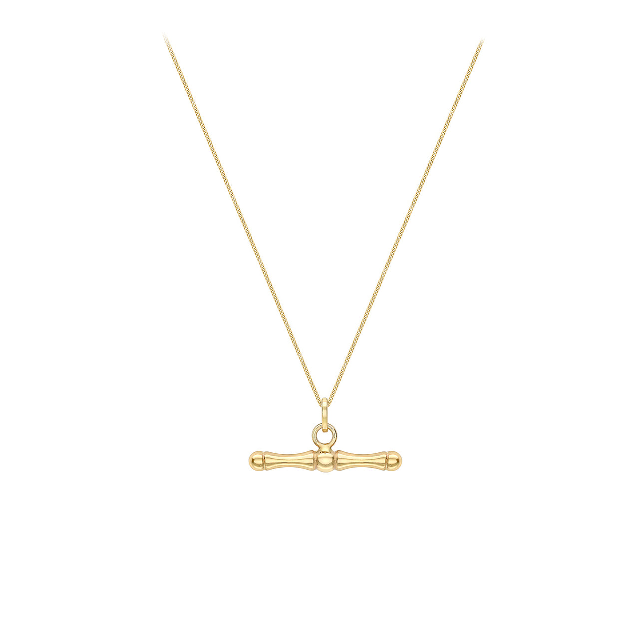 9ct Yellow Gold Dogbone Tbar