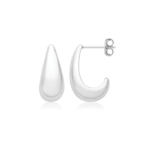 Sterling Silver Bulbous Stud Earrings