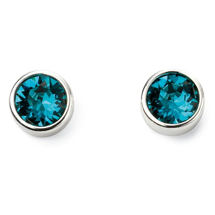 Sterling Silver December Birthstone Earrings