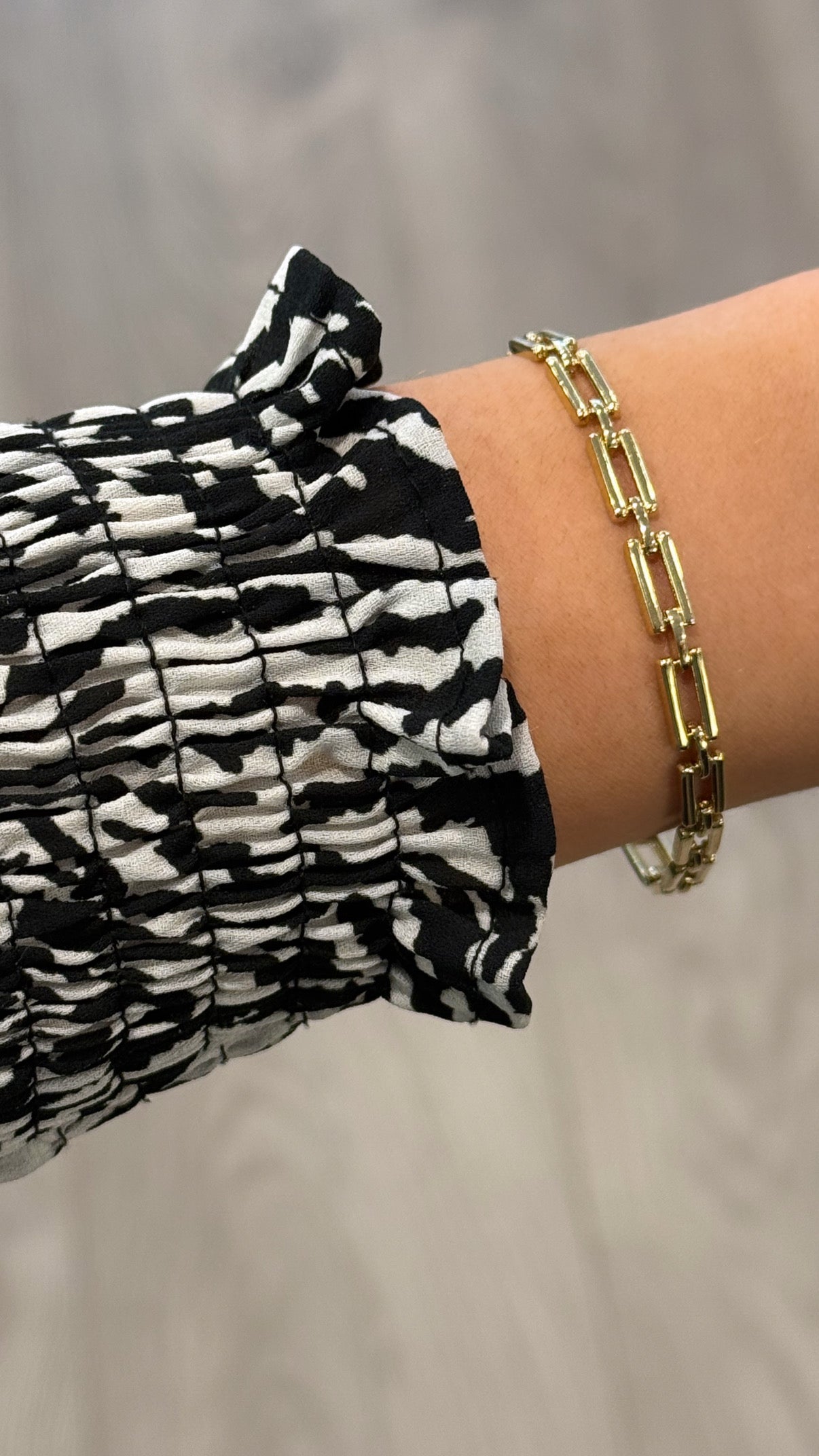 9ct Yellow Gold Watch Link Style Bracelet