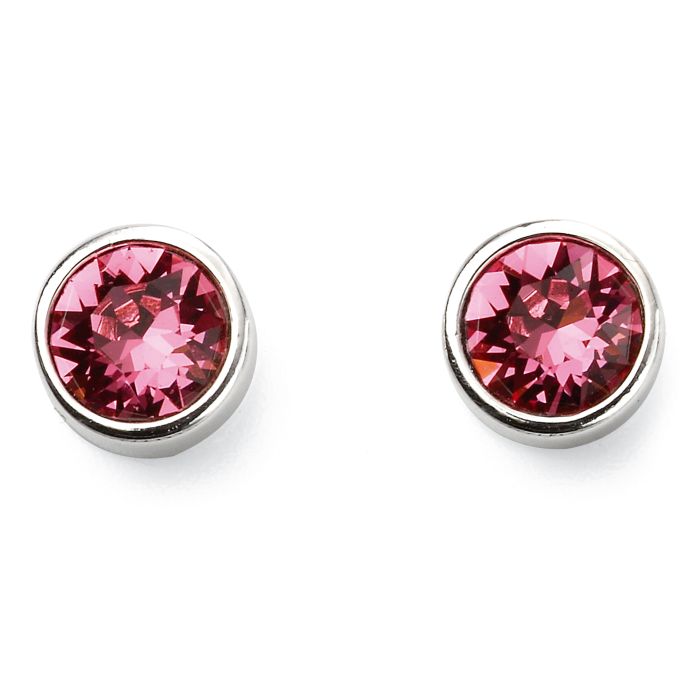 Sterling Silver October Birthstone Earrings