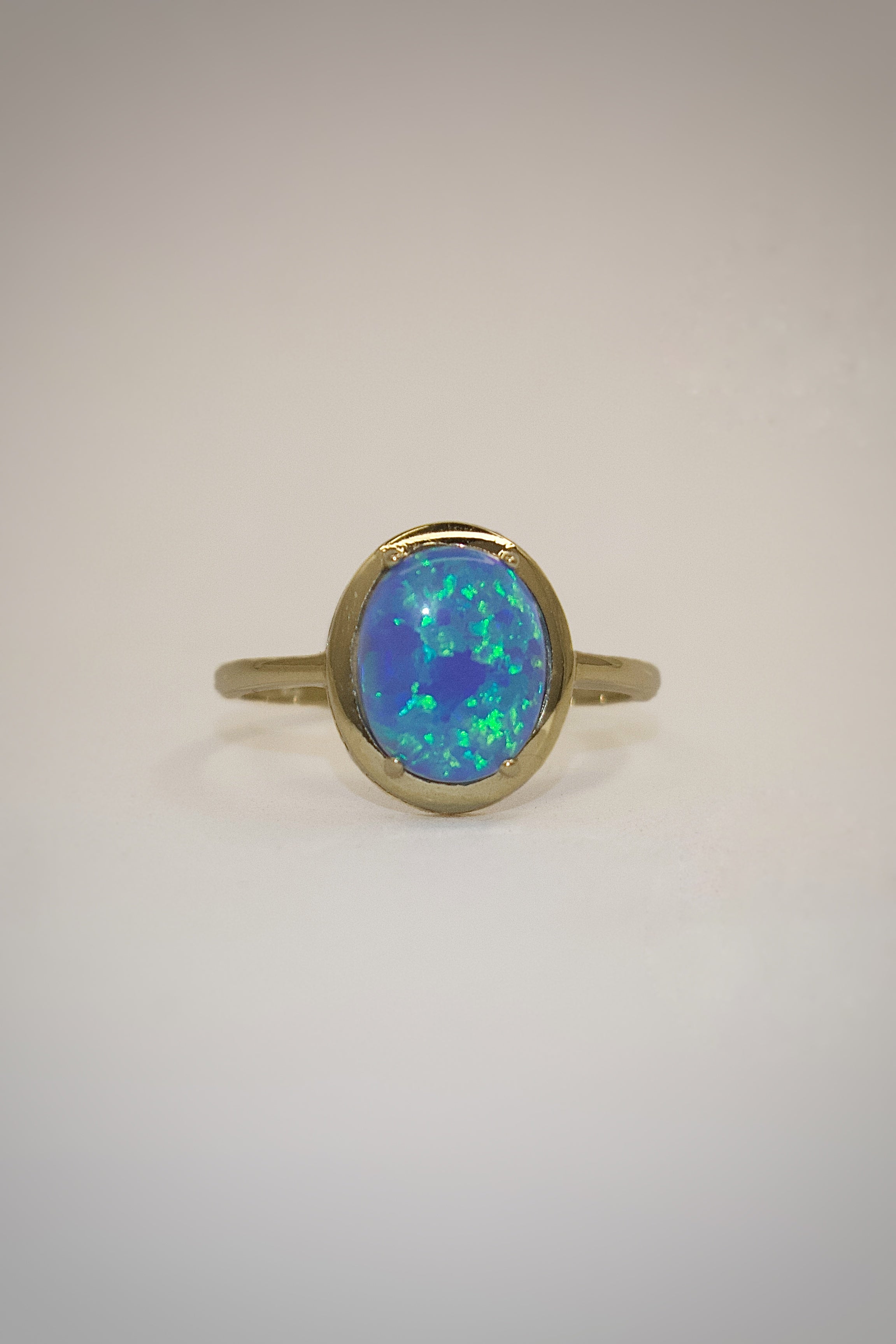 9ct Yellow Gold Opalite Ring