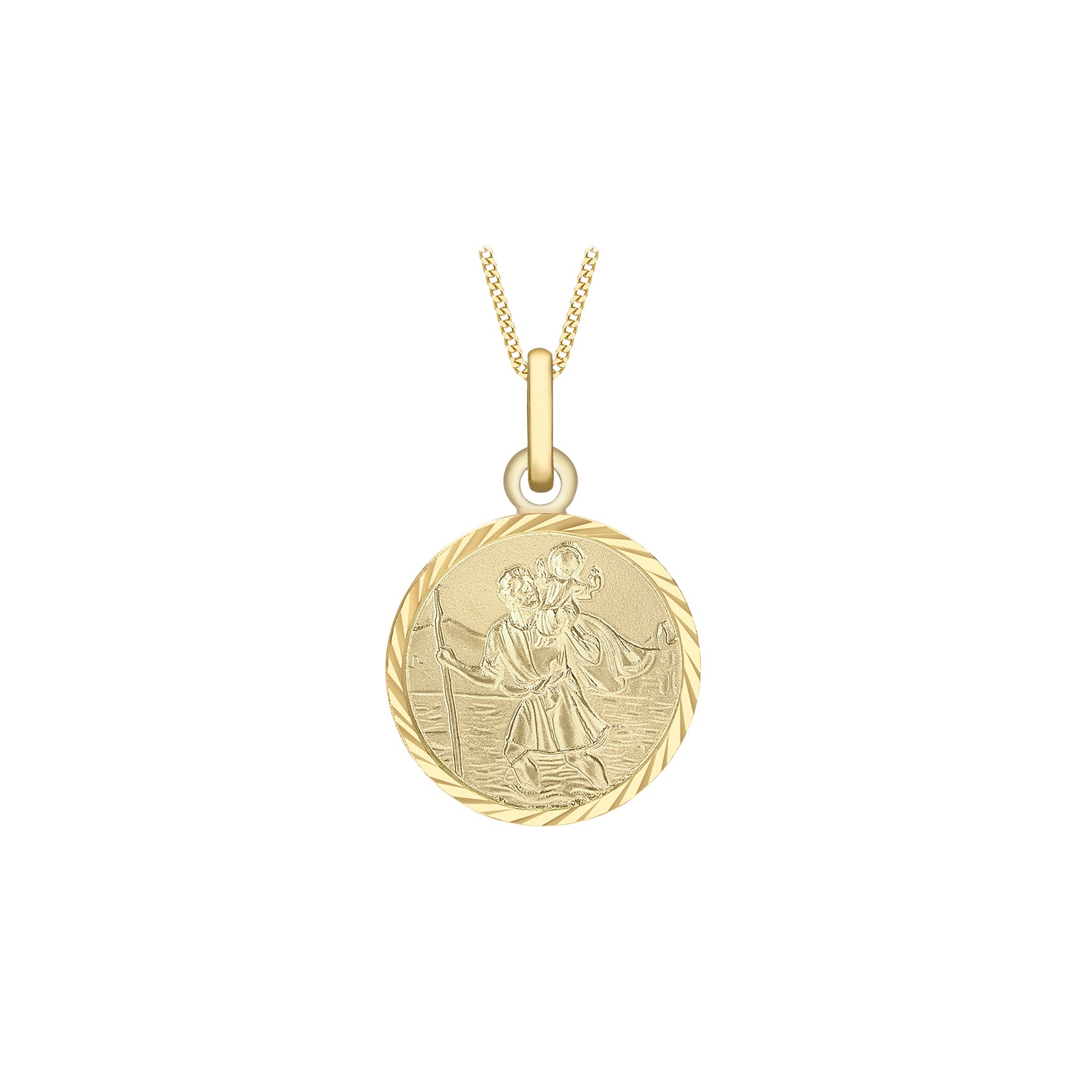 9ct Yellow Gold St. Christopher’s Necklace