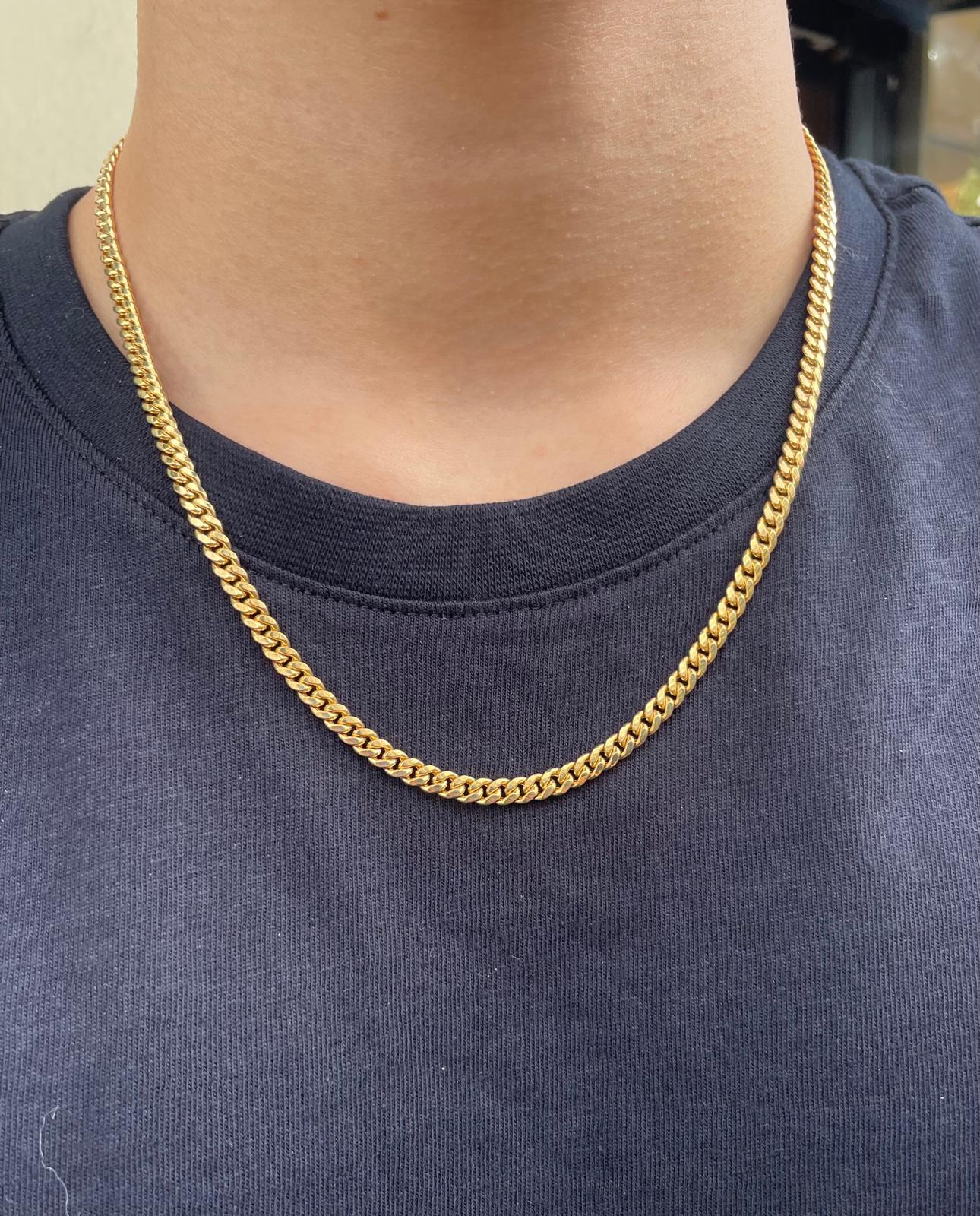 9ct Yellow Gold Mens Curb Chain